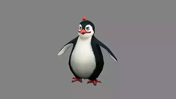 Cartoon penguin