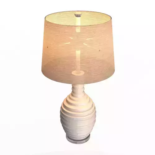 End Table Lamp Low-poly 3D model