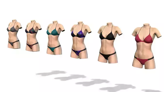6 in 1 woman bikini