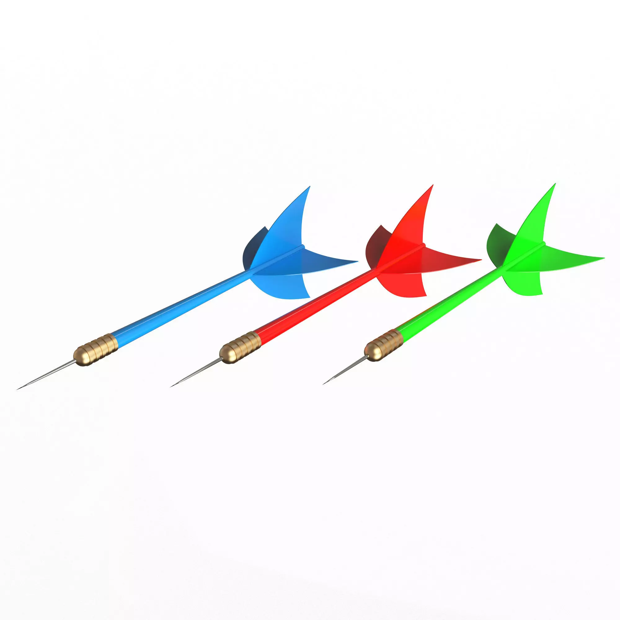 Dart Needle Low-poly 3D model