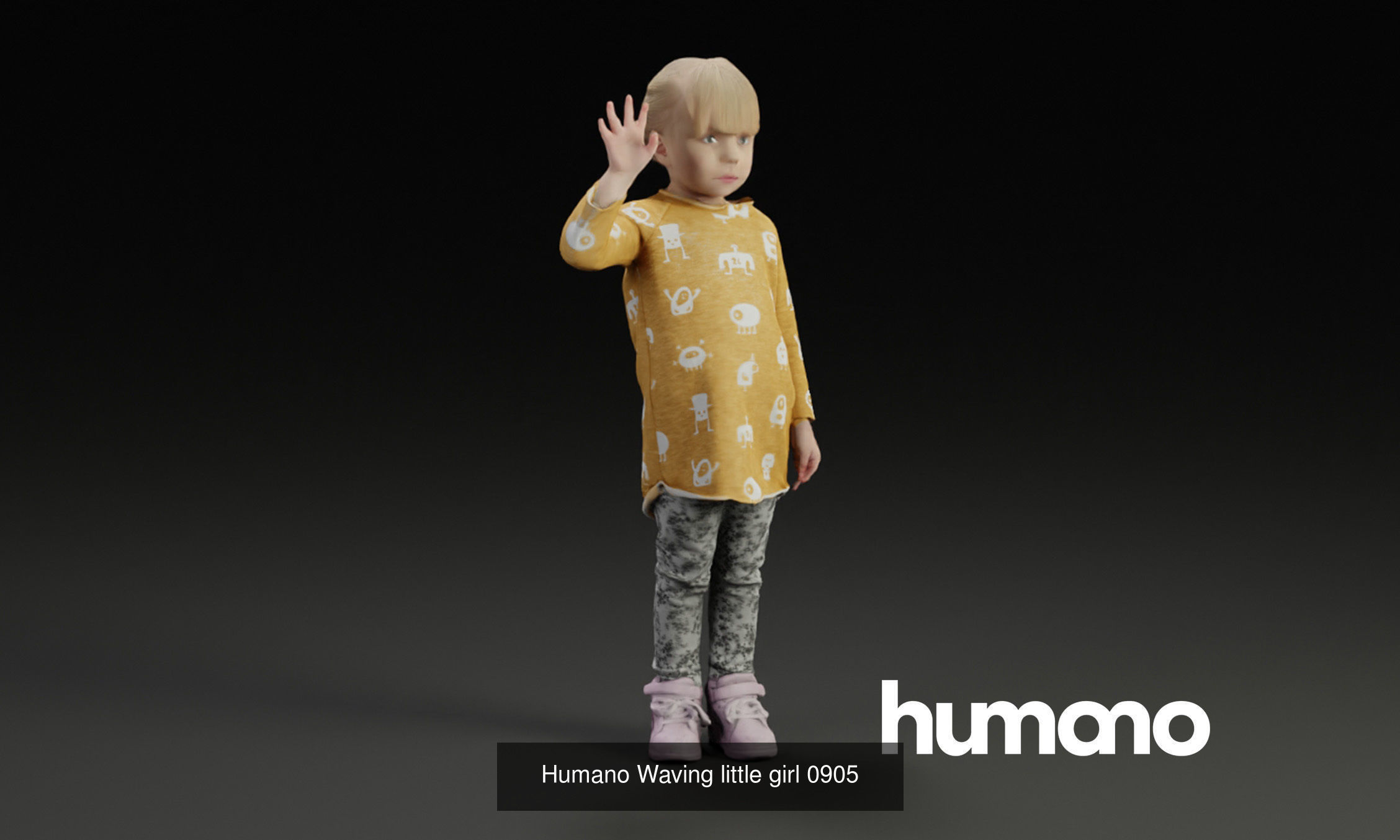 Humano 5-PACK - PEOPLE - KIDS WITH PARENTS - 5x 3d models 09A 3D Model Collection_2