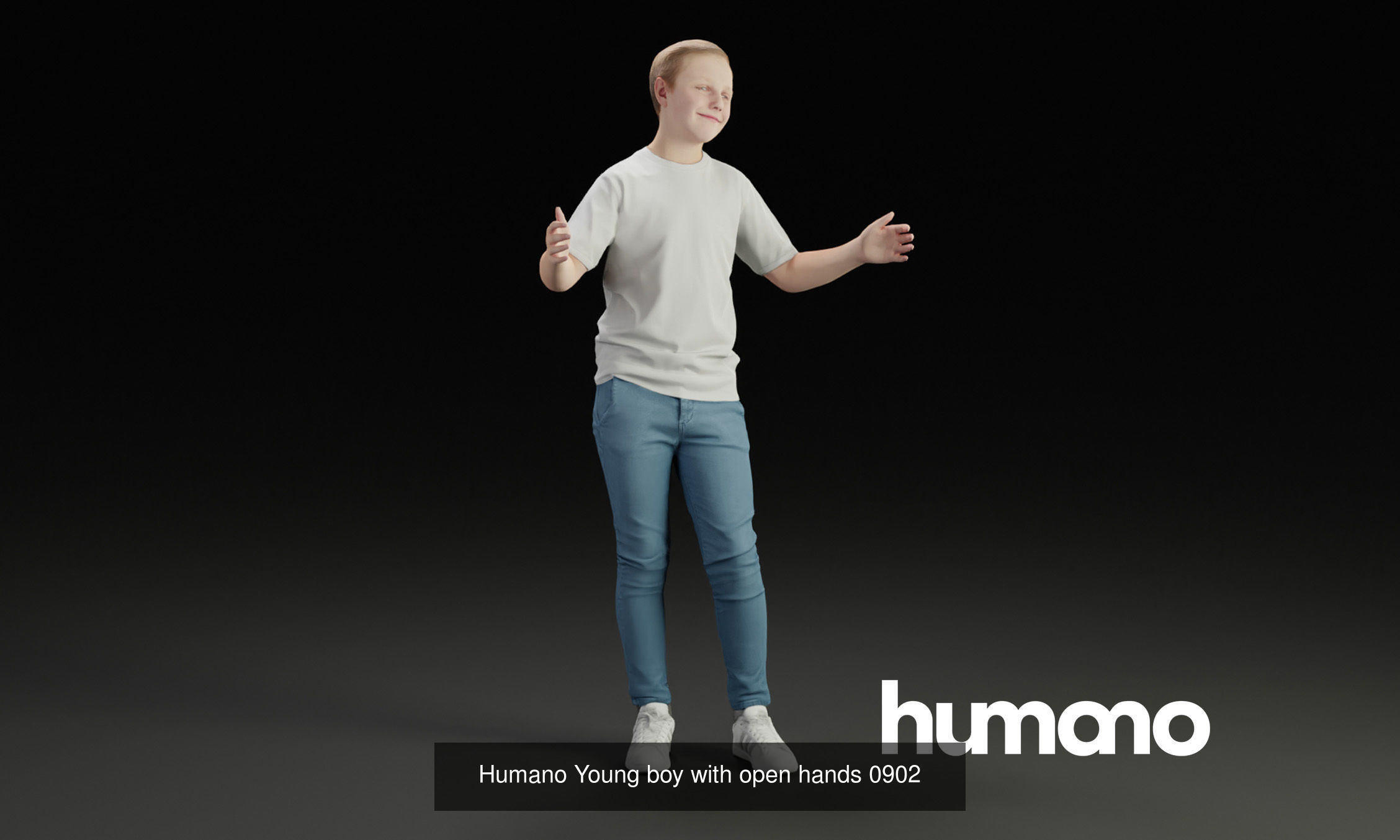 Humano 5-PACK - PEOPLE - KIDS WITH PARENTS - 5x 3d models 09A 3D Model Collection_1