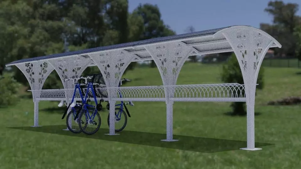 Luxury Bicicle Suport 3D model