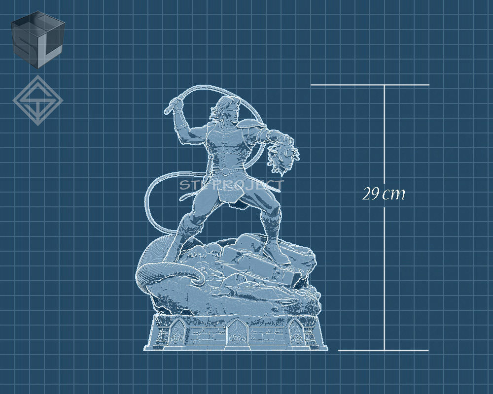 Simon Belmont 3D print model_8