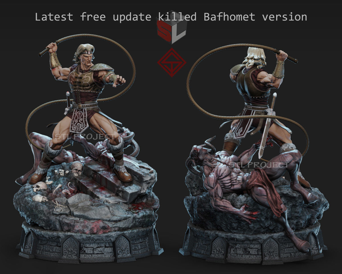 Simon Belmont 3D print model_2