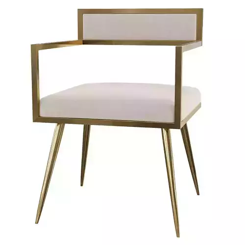 Homary-Modern Dining Chair Velvet Upholstered 