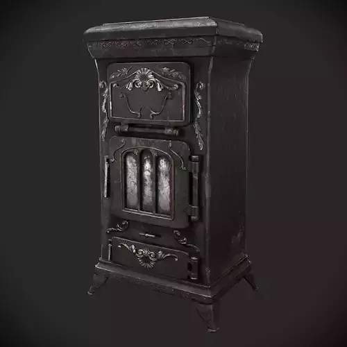Old Vintage Iron Stove