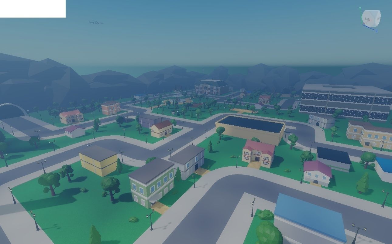 Roblox map for jojo game Low-poly 3D model_0