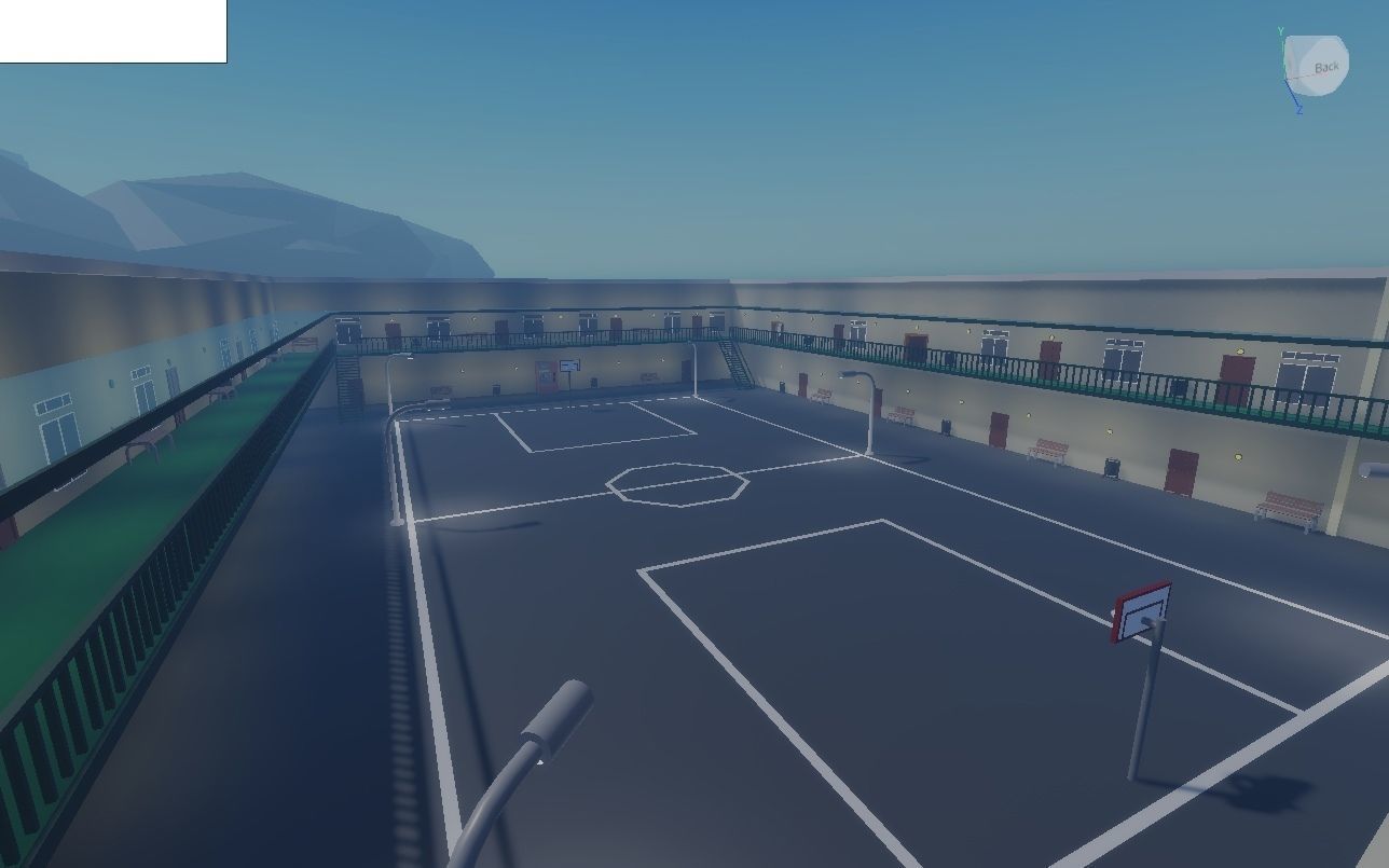 Roblox map for jojo game Low-poly 3D model_4