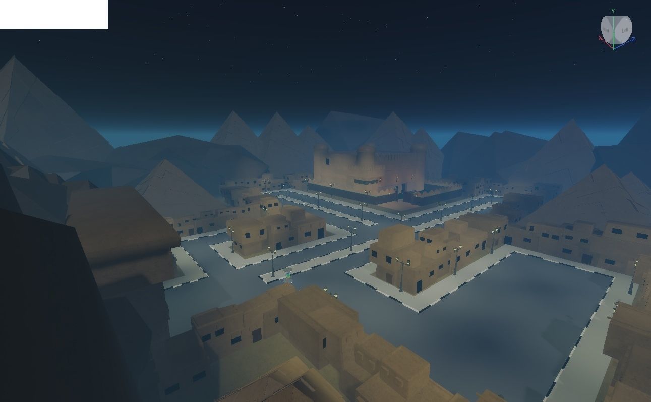 Roblox map for jojo game Low-poly 3D model_7