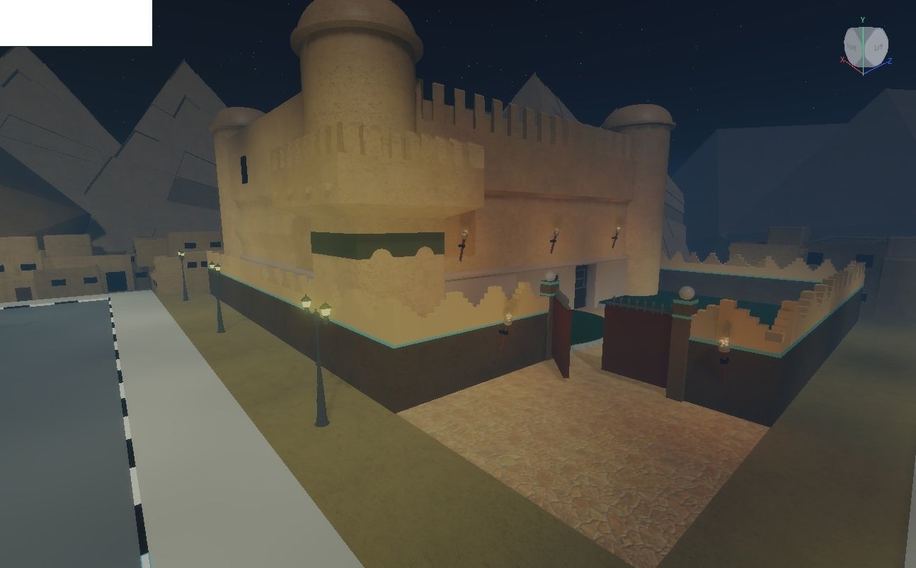 Roblox map for jojo game Low-poly 3D model_9
