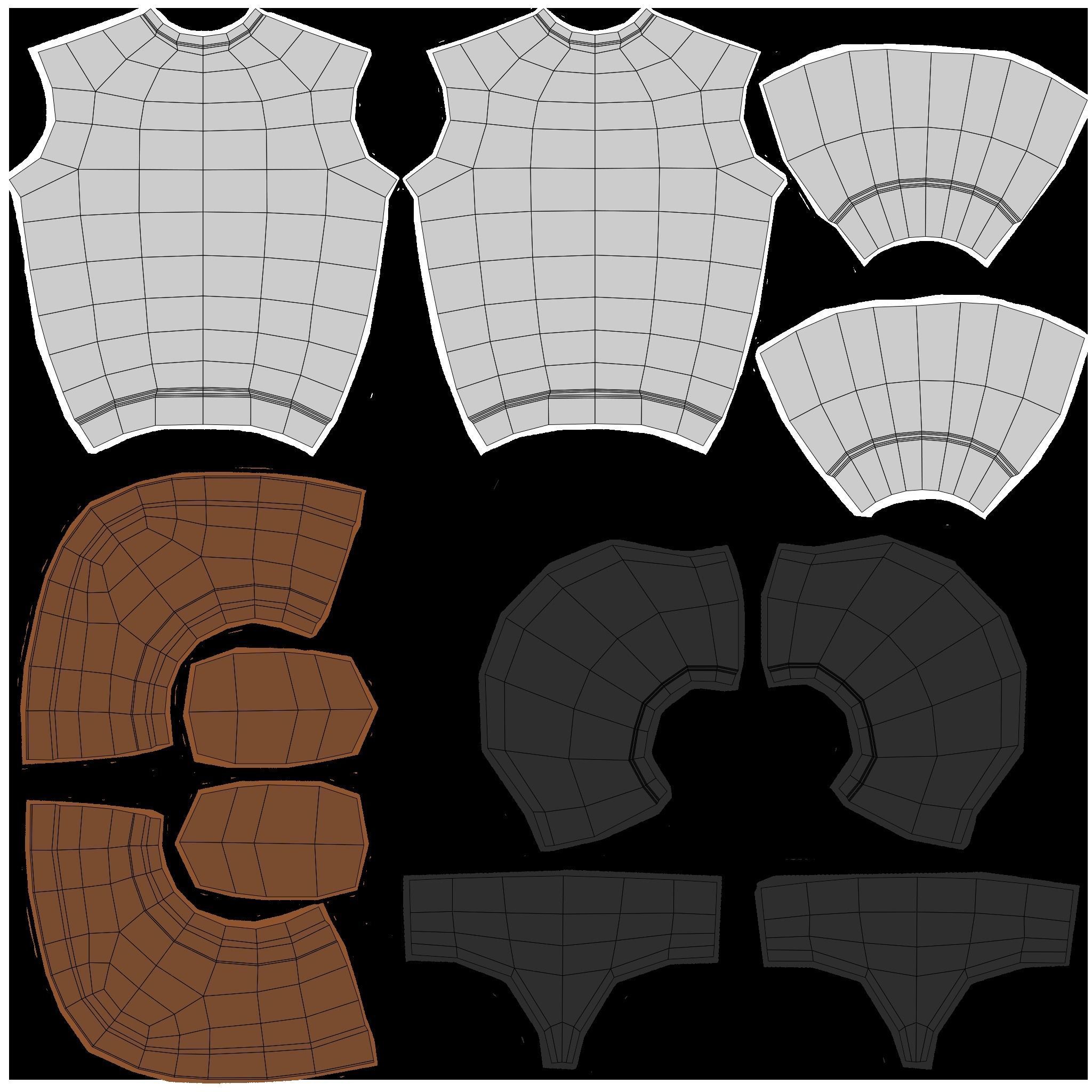 Cartoon character casual man 3D model 3D model_28