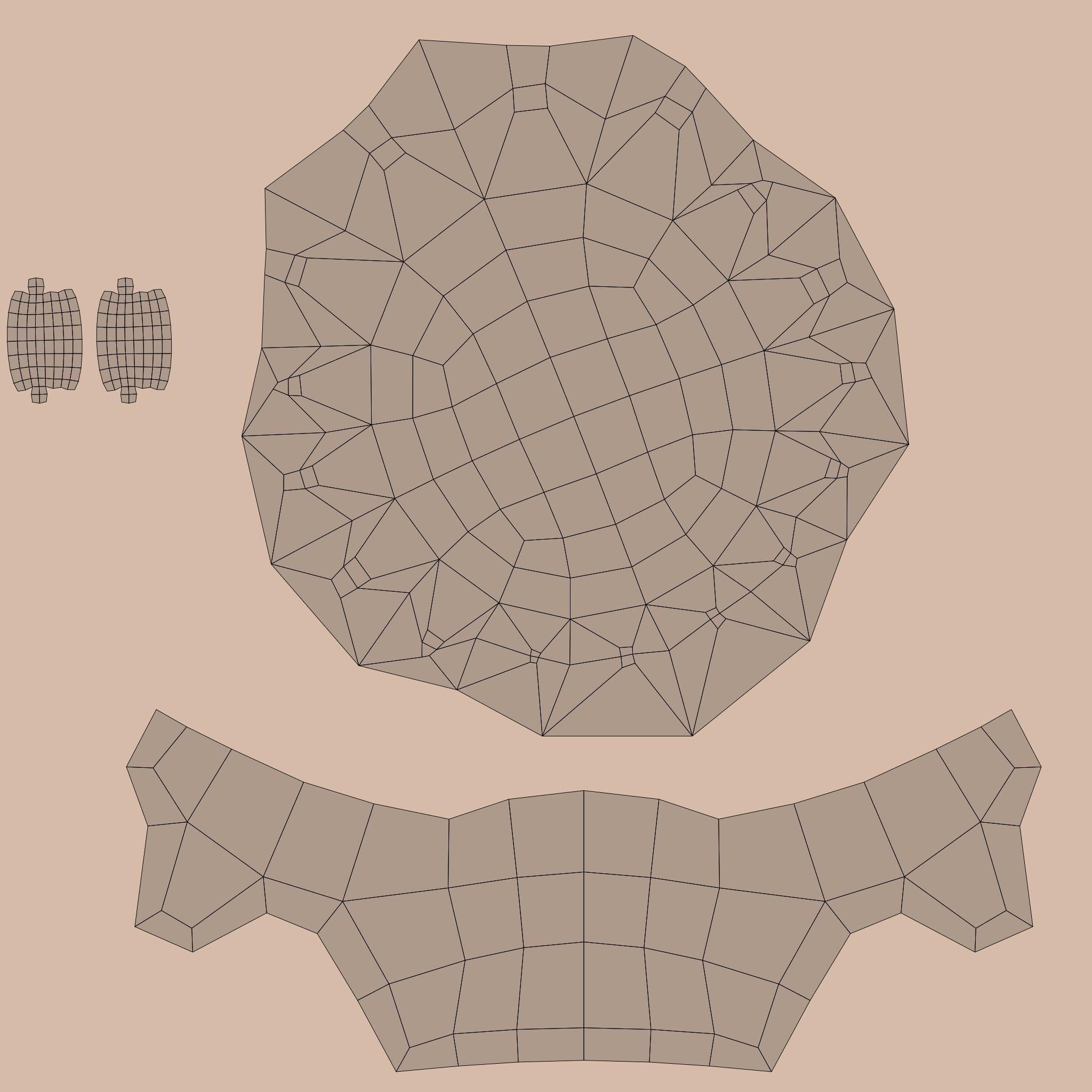 Cartoon character casual man 3D model 3D model_29