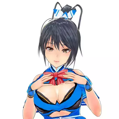 Sexy Anime Girl 3D model