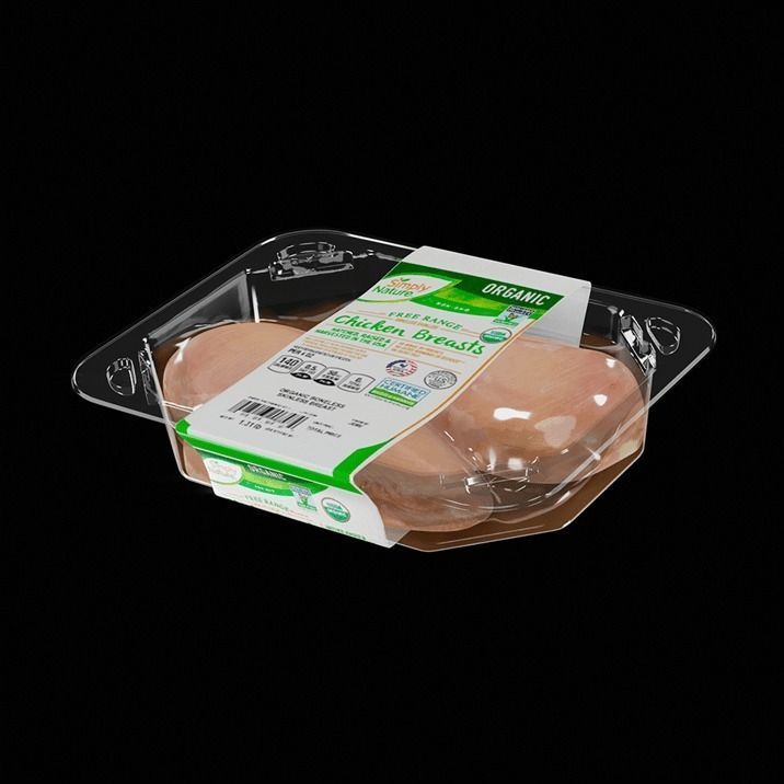 Chicken in tray skin 3D model_8