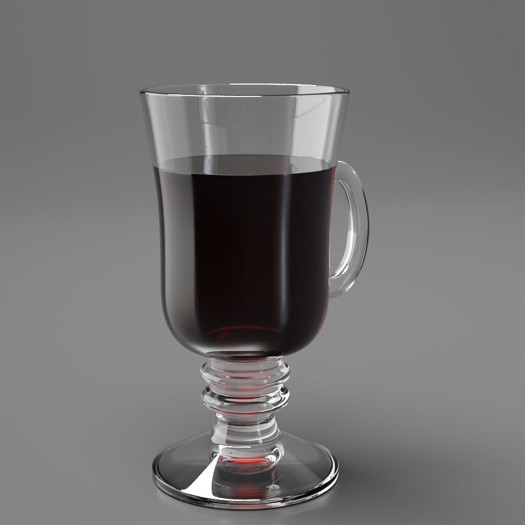 Irish Coffee Mug 3 3D model_4