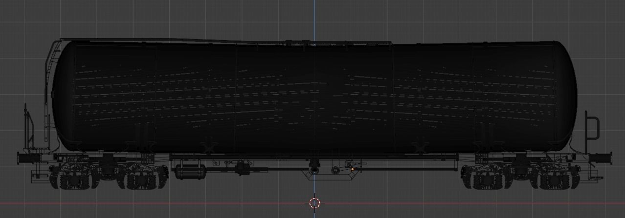 H0 1-87 scale Zacns 98 tank car 3D print model_2