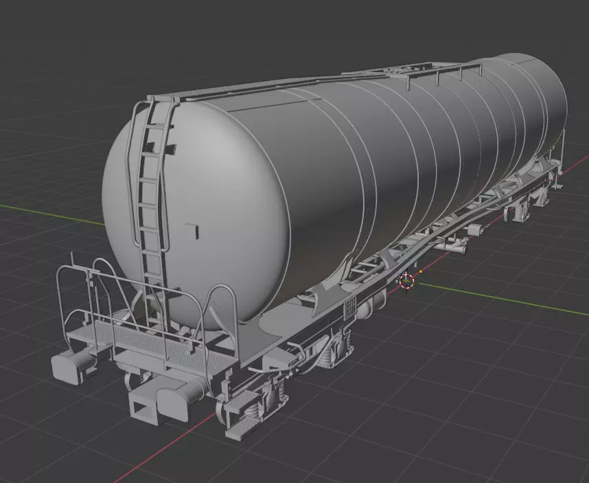 H0 1-87 scale Zacns 98 tank car 3D print model_0