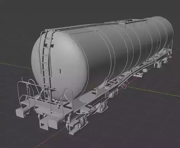 H0 1-87 scale Zacns 98 tank car 3D print model