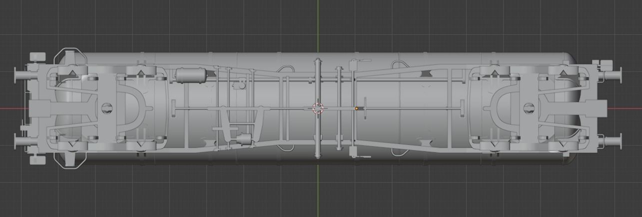 H0 1-87 scale Zacns 98 tank car 3D print model_4