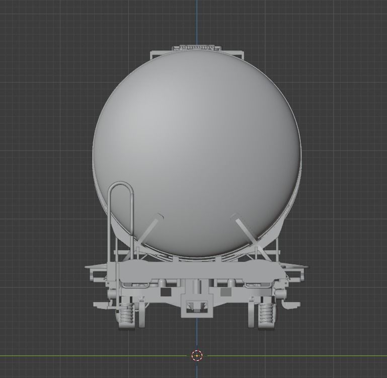 H0 1-87 scale Zacns 98 tank car 3D print model_5