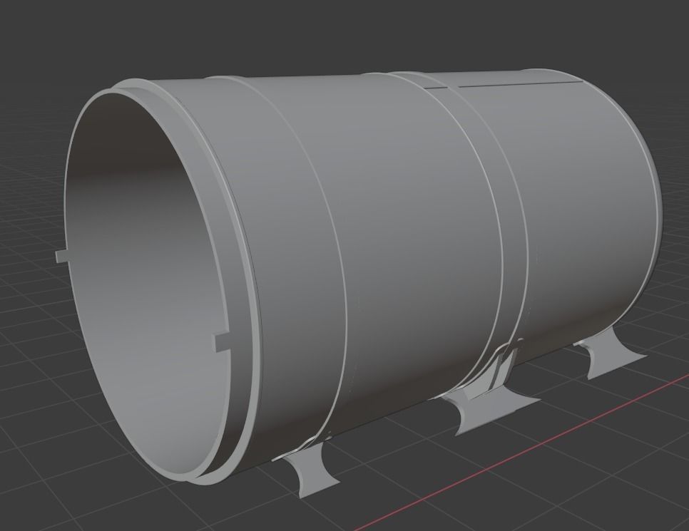 H0 1-87 scale Zacns 98 tank car 3D print model_16