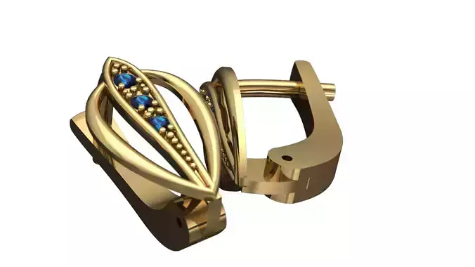 Earrings with diamonds und2131