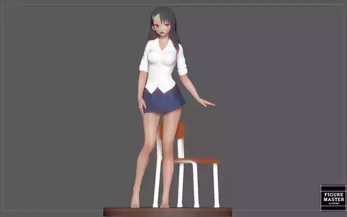 NAGATORO SENPAI CUTE GIRL GAME ANIME CHARACTER 