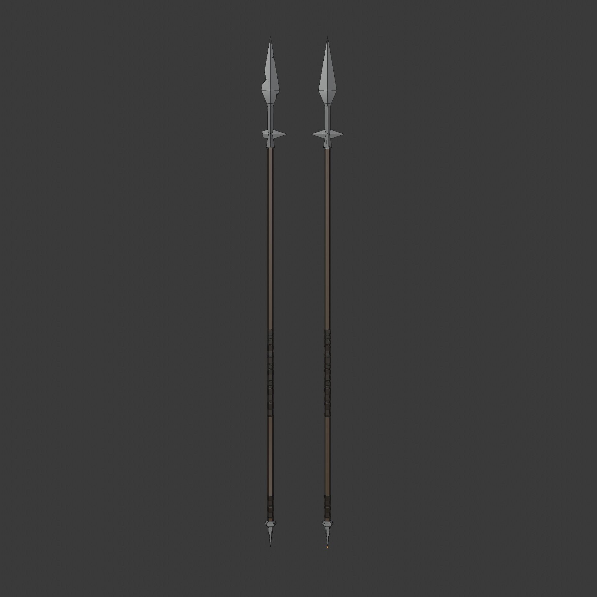 Low poly weapon pack contains stylized models for casual games Low-poly 3D model_38