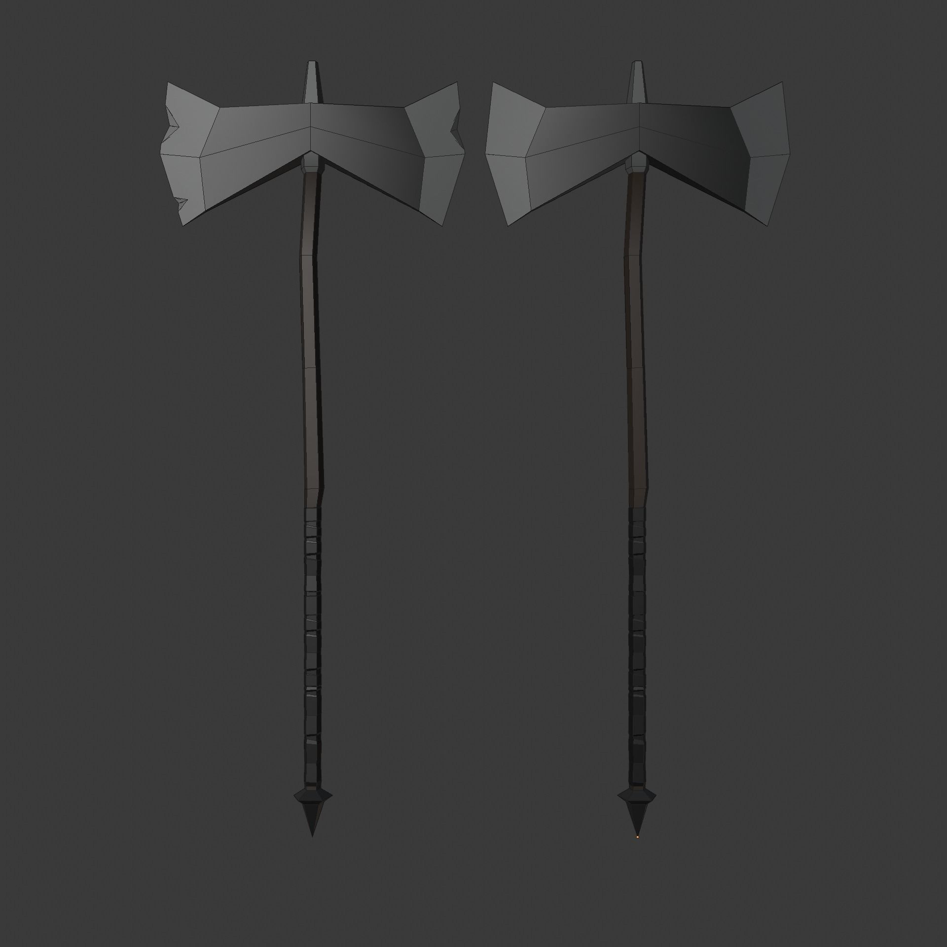 Low poly weapon pack contains stylized models for casual games Low-poly 3D model_30