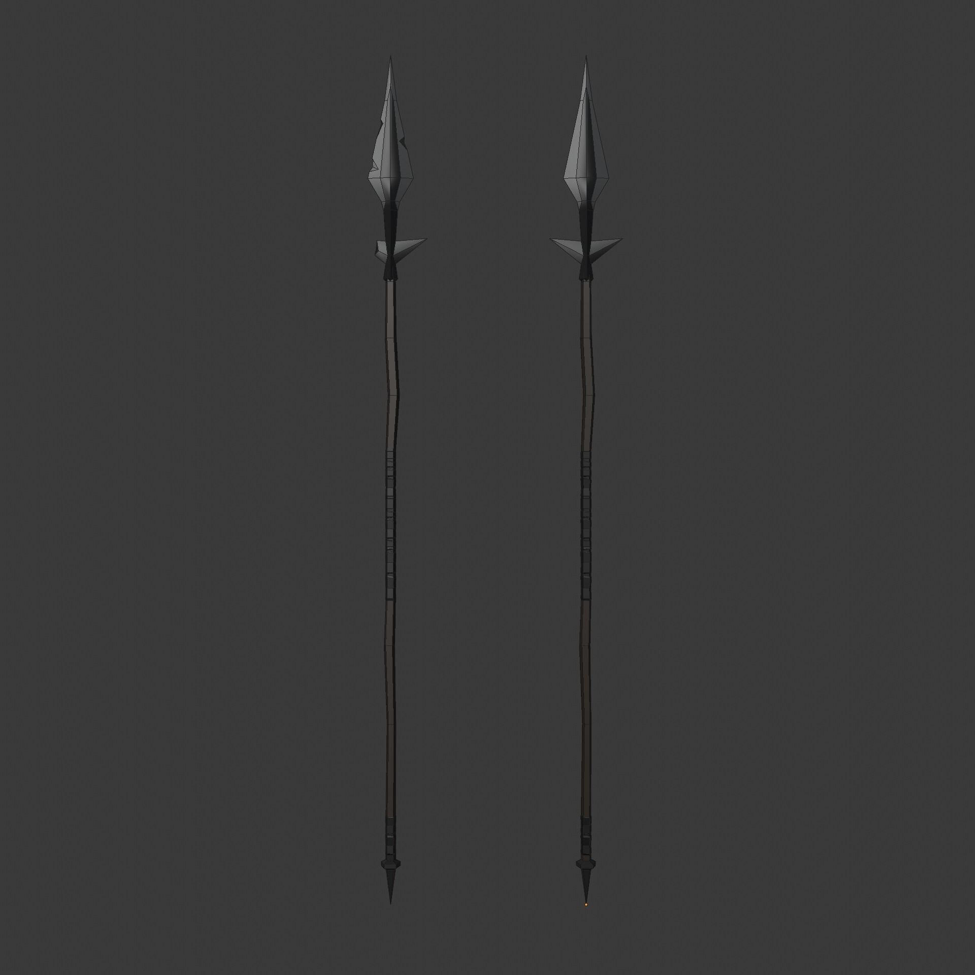 Low poly weapon pack contains stylized models for casual games Low-poly 3D model_35