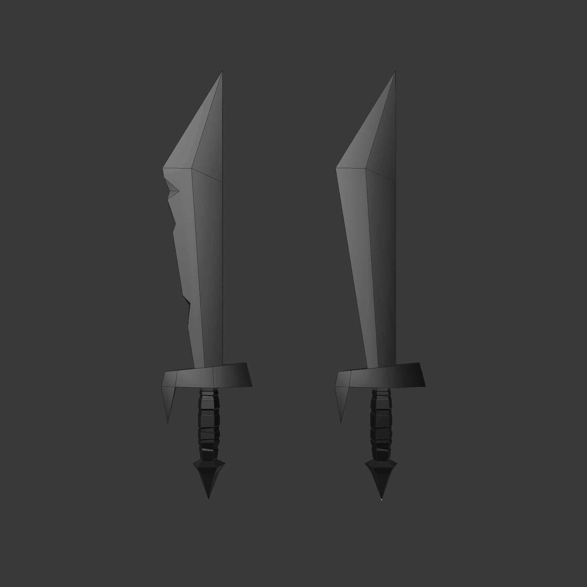 Low poly weapon pack contains stylized models for casual games Low-poly 3D model_27