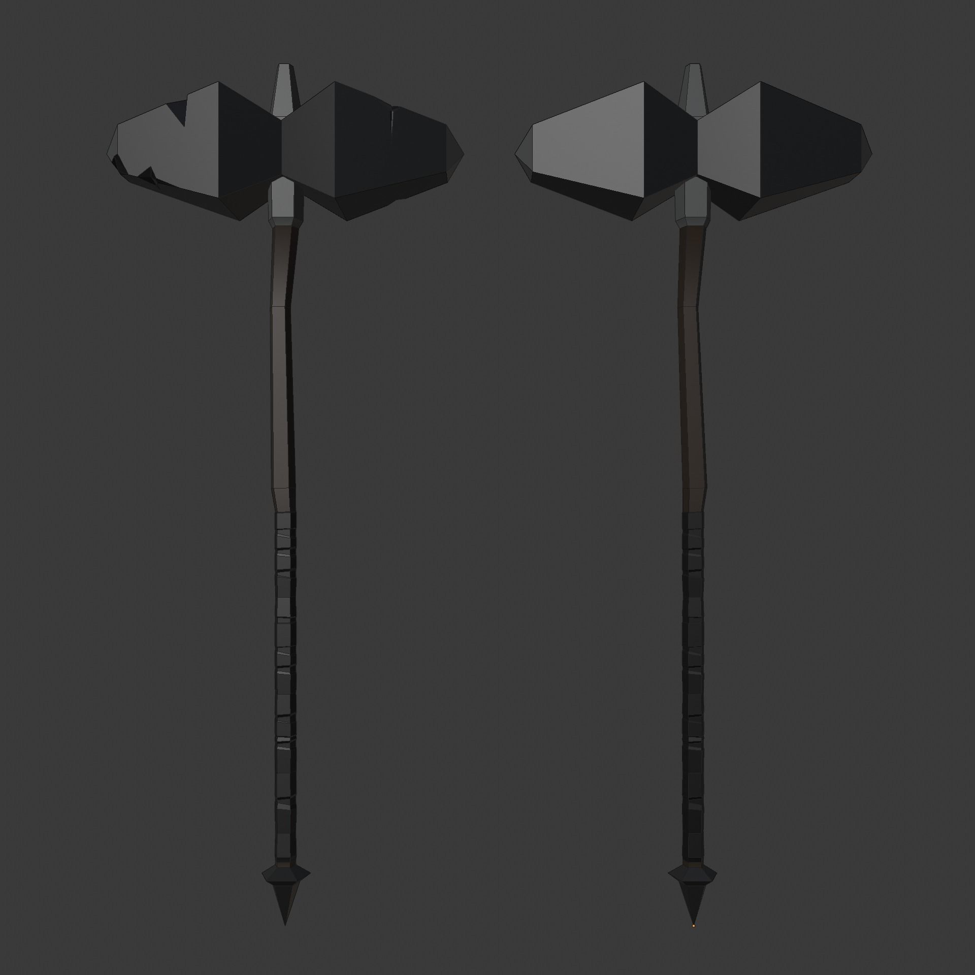 Low poly weapon pack contains stylized models for casual games Low-poly 3D model_32