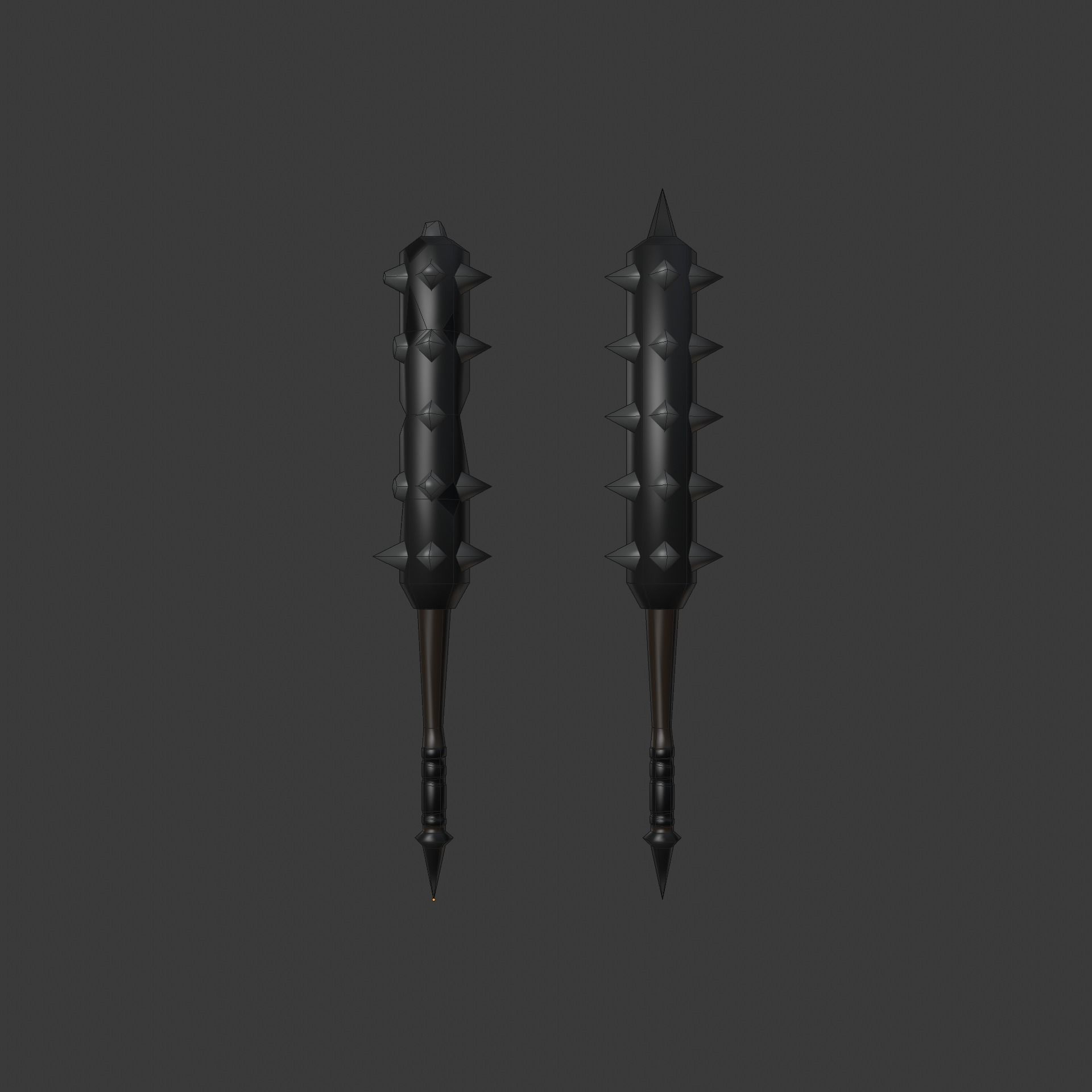 Low poly weapon pack contains stylized models for casual games Low-poly 3D model_33