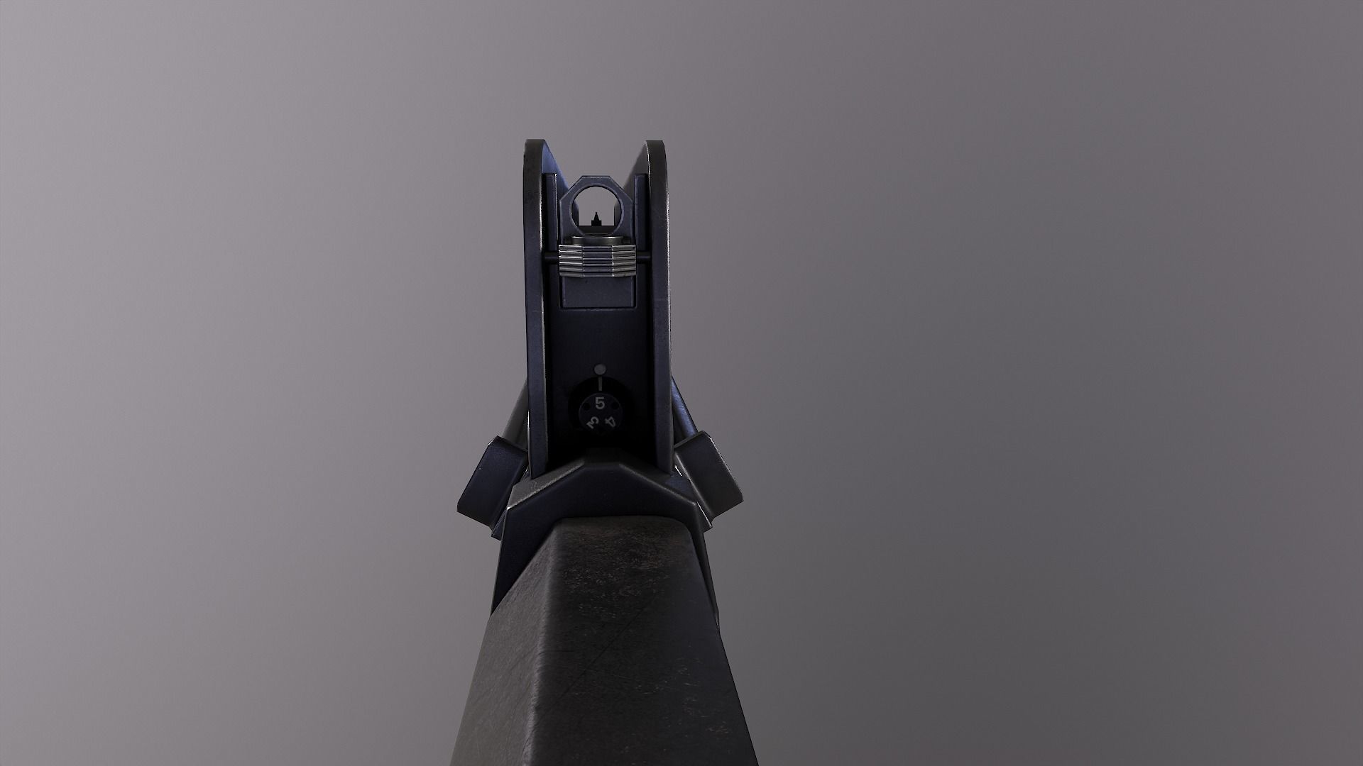 FAMAS F1 Rifle Low-poly 3D model_14