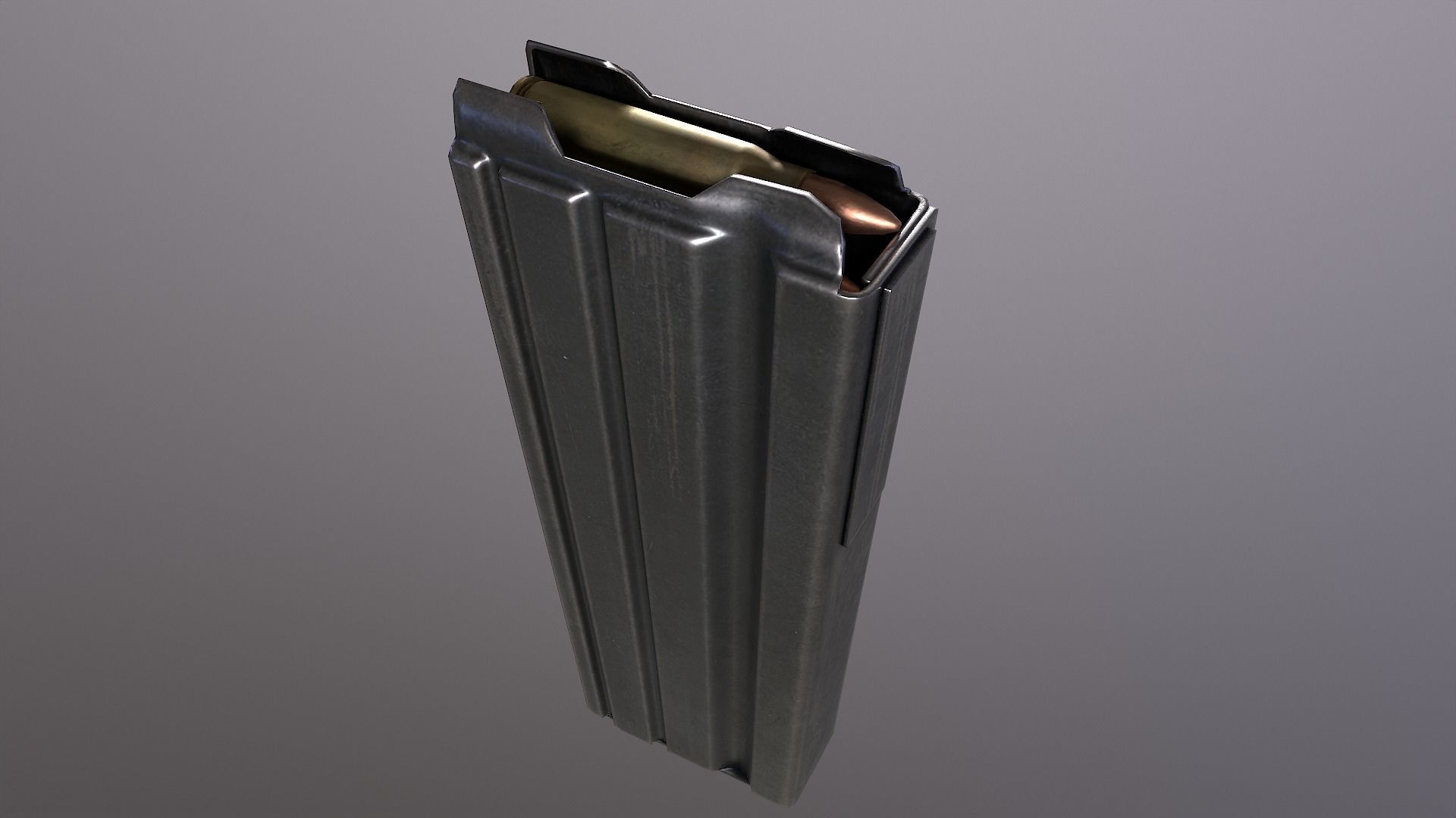 FAMAS F1 Rifle Low-poly 3D model_22