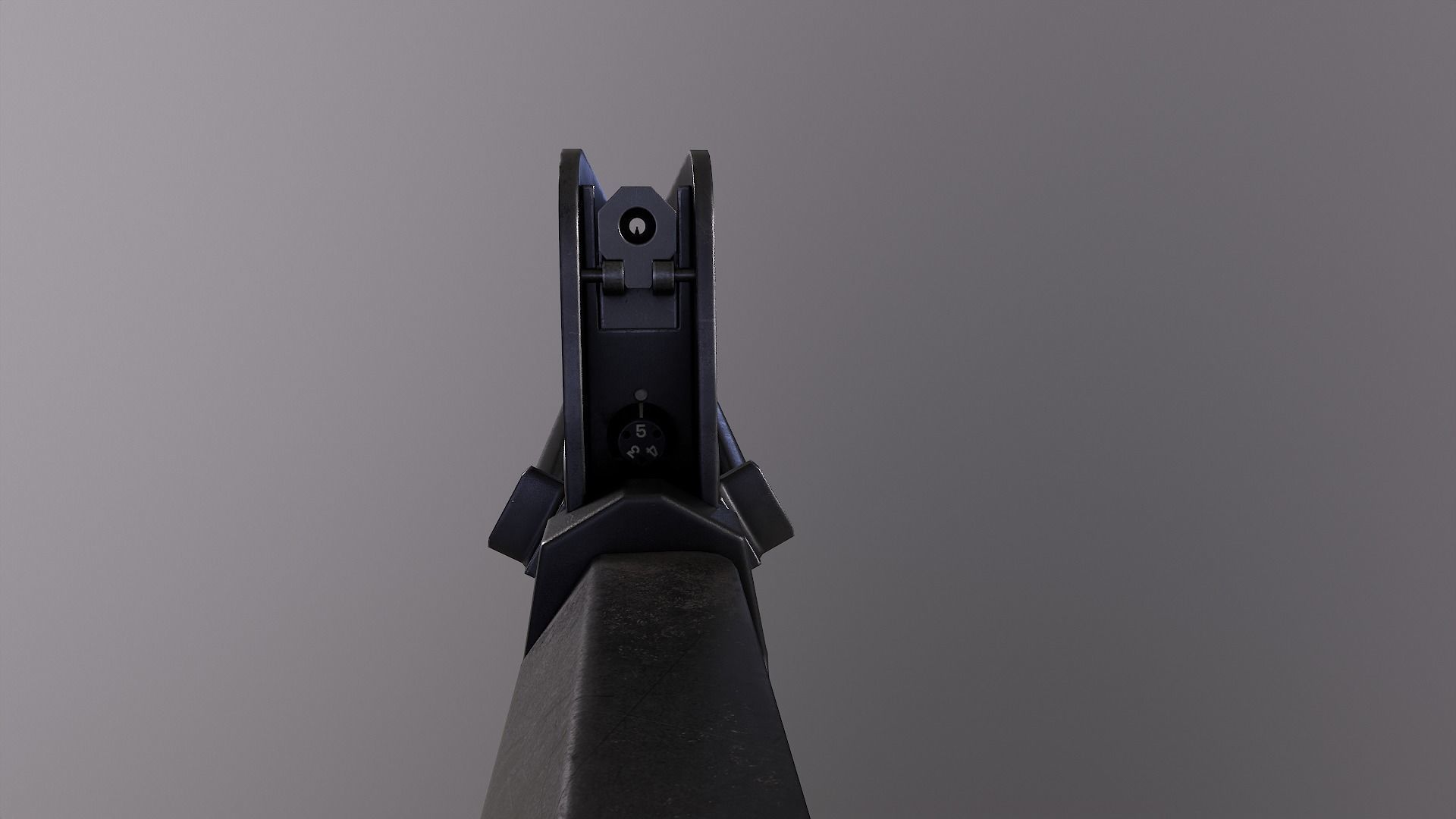 FAMAS F1 Rifle Low-poly 3D model_15