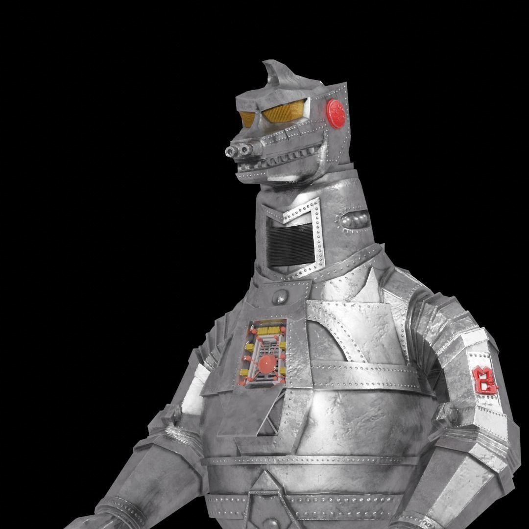 Mechagodzilla Classic Toho Low-poly 3D model_11