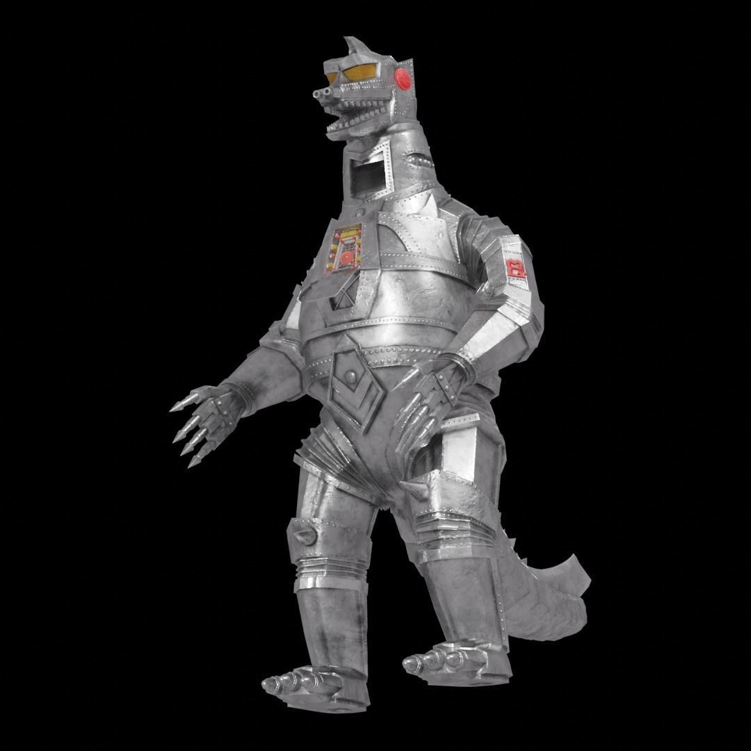 Mechagodzilla Classic Toho Low-poly 3D model_3