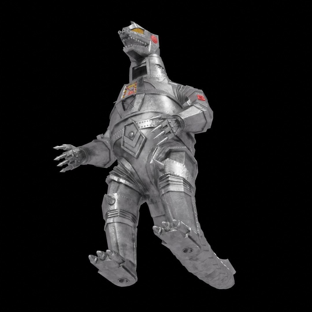 Mechagodzilla Classic Toho Low-poly 3D model_5