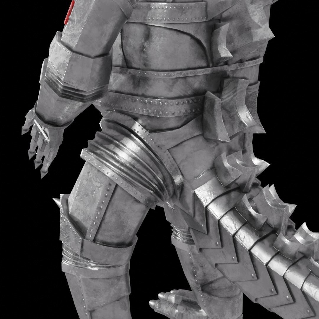 Mechagodzilla Classic Toho Low-poly 3D model_15