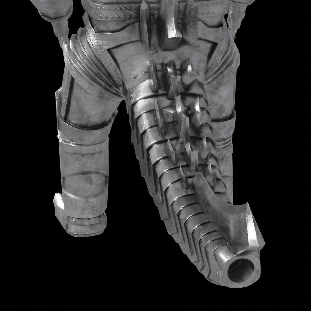 Mechagodzilla Classic Toho Low-poly 3D model_12