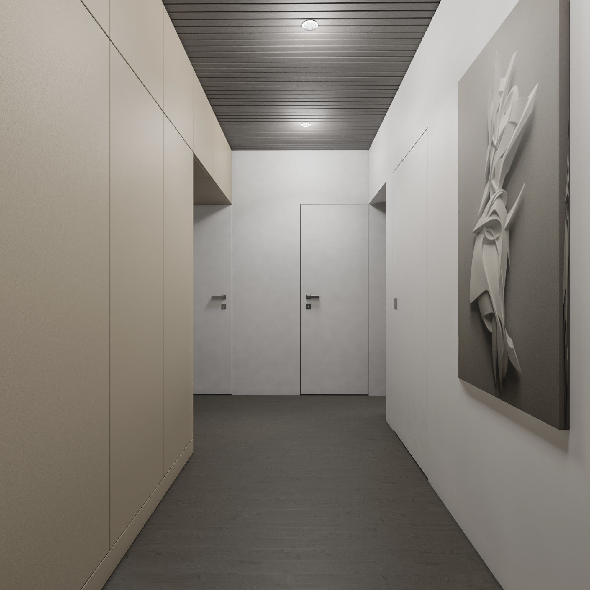 Interior apartment scene-Animated 3D model_7