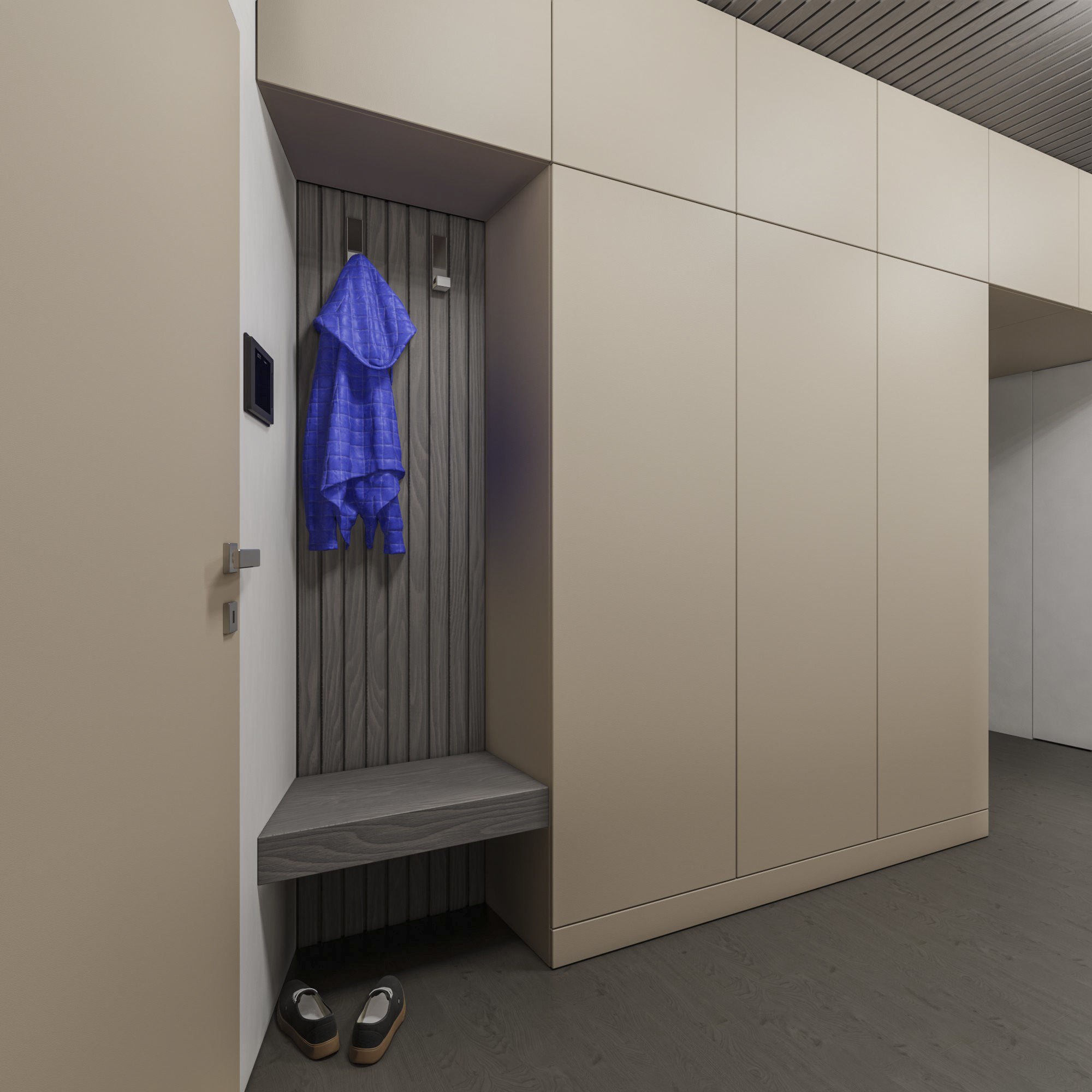 Interior apartment scene-Animated 3D model_6