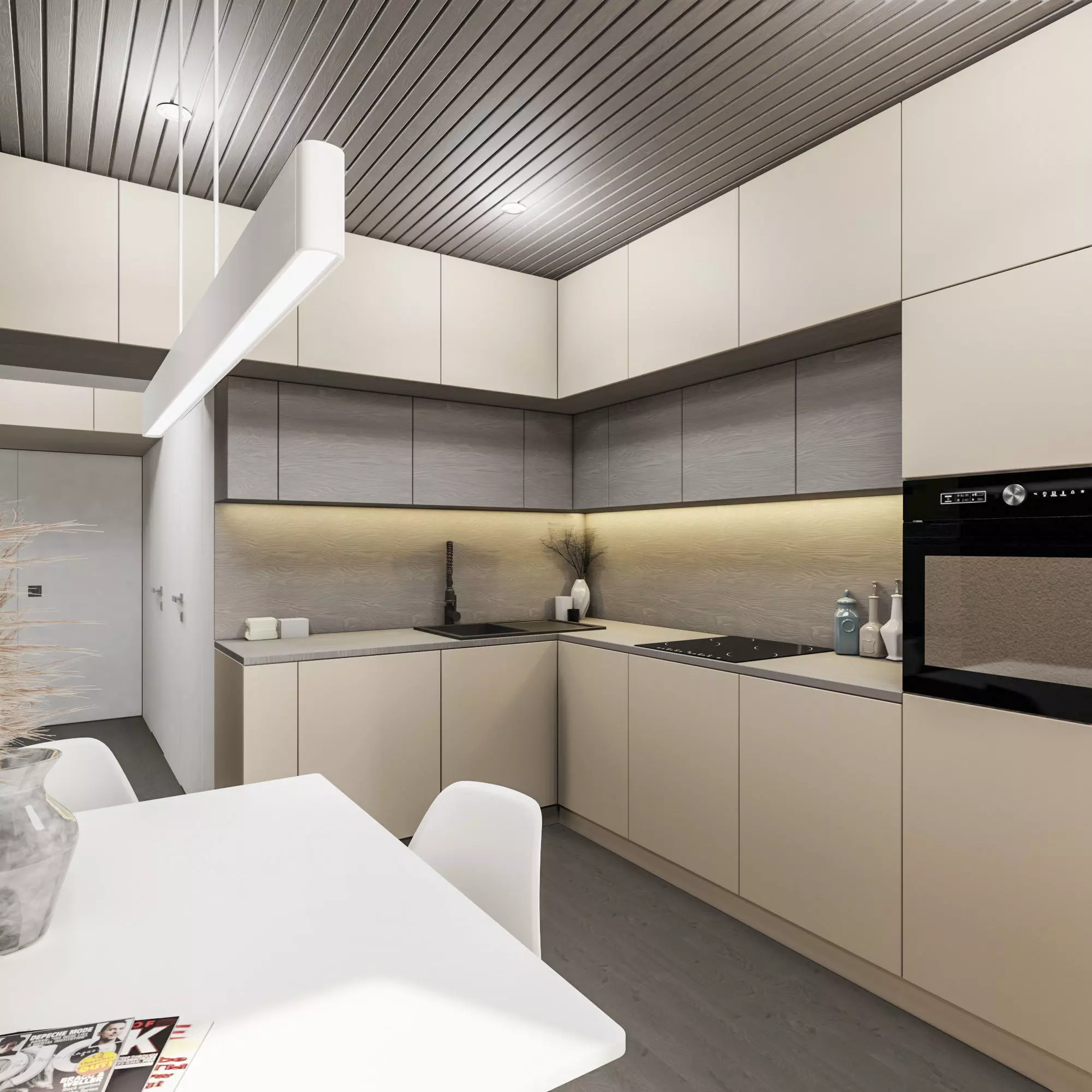 Interior apartment scene-Animated 3D model_0