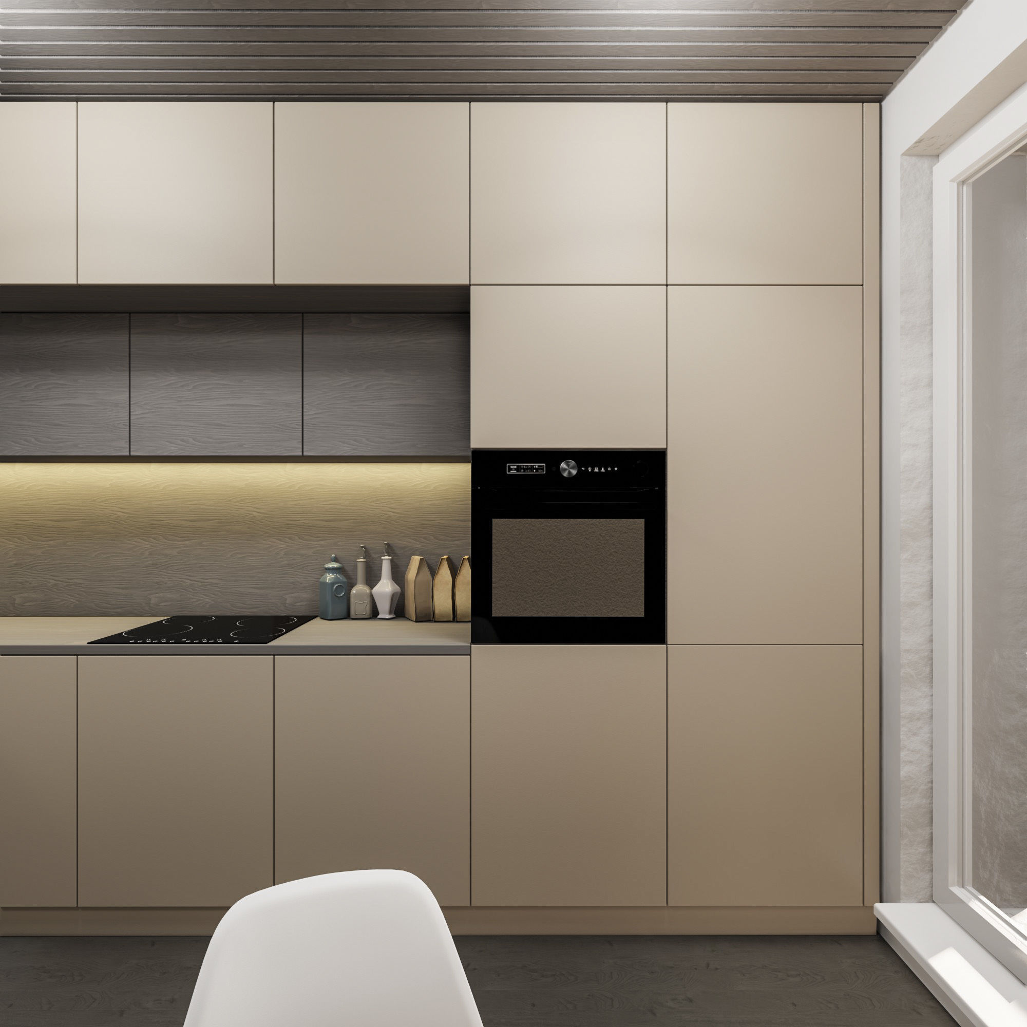 Interior apartment scene-Animated 3D model_11