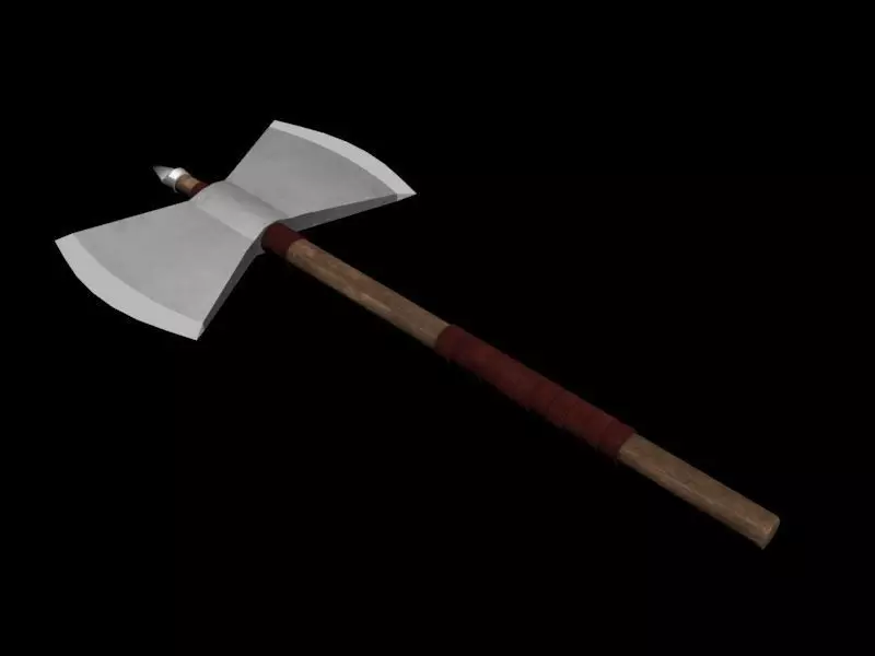 AXE 3d model Low-poly 3D model_0