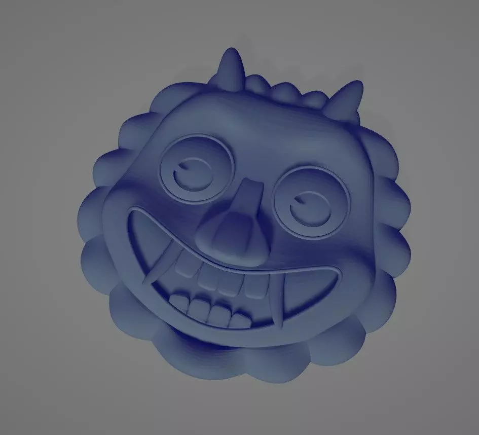 Namahage Devil Emoji 3D print model_0
