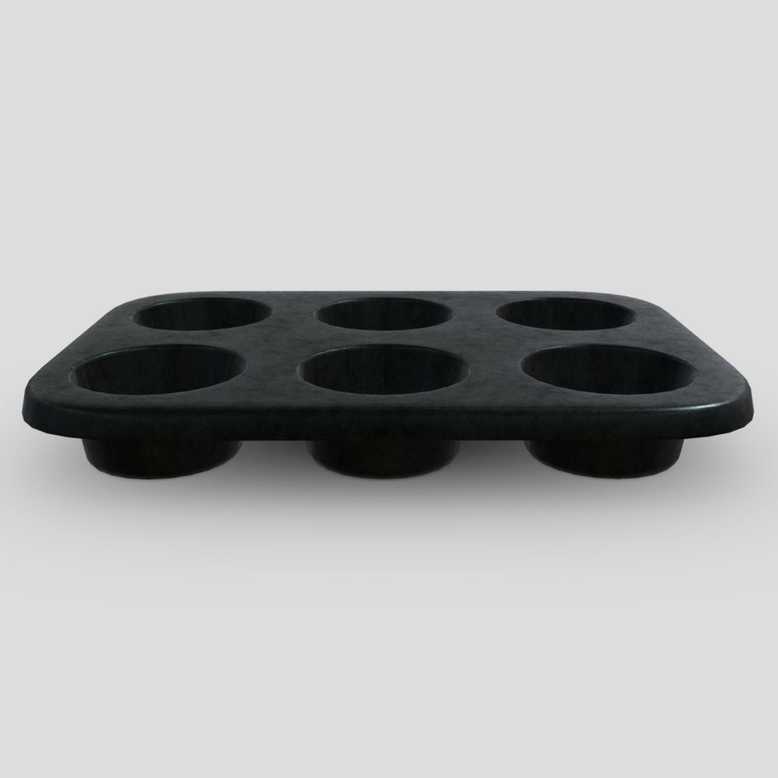 Muffin Pan Low-poly 3D model_3