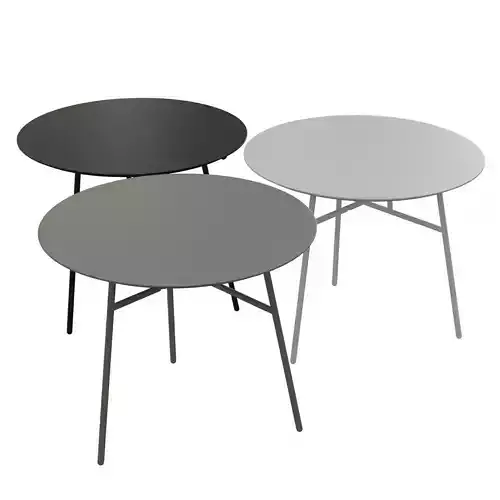 Tilt Top Table 3D model Tilt Top Table 3D model